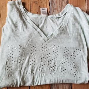 Light blue PINK T-Shirt